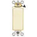 Gorgeousglow Ivory 20 Amp Decora Plus Rocker AC Quiet Switch GO649301